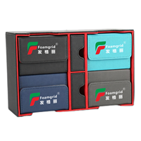 Boîte de rangement pour cartes de jeu Yugioh personnalisée en cuir PU, capacité 400+ cartes, boîte de rangement pour cartes de jeu en cuir PU de qualité supérieure