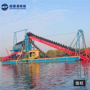 Pontones Flotantes <span class=keywords><strong>de</strong></span> 100 cm, Barcaza <span class=keywords><strong>de</strong></span> Dragado <span class=keywords><strong>de</strong></span> Arena, Sistema <span class=keywords><strong>de</strong></span> Transporte por Cadena <span class=keywords><strong>de</strong></span> Cangilones, Embarcaciones Mineras - Product Image 2