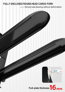 รถยกพาเลทแบบเดินตาม Hangcha ได้รับการรับรองมาตรฐาน CE รับน้ำหนัก 1500 กก. ยกสูงได้ 2500 มม. แบบอัตโนมัติเต็มรูปแบบ  ความจุบรรทุก 1500 กก. - Product Image 6