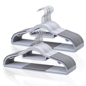 Perchas de Plástico para Ahorrar Espacio, Antideslizantes, Ultrafinas, para Armario - Product Image 1