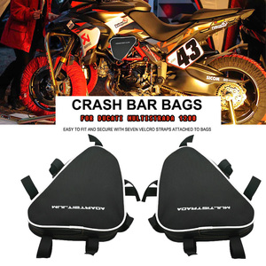 Borsa porta attrezzi per moto <span class=keywords><strong>Ducati</strong></span> Multistrada 1200, da posizionare sul telaio o sul paraurti, porta sacca idrica e pacchetto attrezzi - Product Image 6