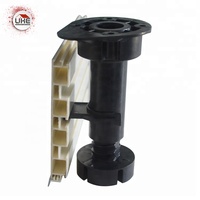 Plinthe en PVC plastique pour cuisine, décoration de base, peinture argentée noire, accessoires de sol