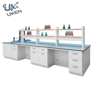 Bancs de table de travail de laboratoire modernes professionnels en acier inoxydable démontés pour les lycées et les hôpitaux - Product Image 4