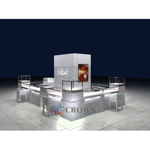 Kiosk Jewelry Gem showcase Jewellery Display Design <strong>Pl</strong> Split Kiosk Jewelry Display Cabinet Jewels showcase OEM - Product Image 2