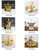 Ensemble de table à café et à thé décoratif en métal, style éthiopien et moyen-oriental, table à café de luxe, ornement en métal de style européen pour la maison