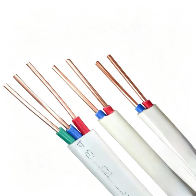 Environmentally Friendly PVC-insulated BVVB Sheathed Cable 3*1.0/1.5/2.5 Mm², Low Resistance, for Building Wiring