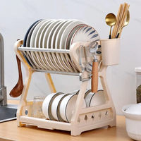 Bol d'égouttage pour outils de cuisine égouttoir à vaisselle séchage en plastique supports de rangement pour cuisine supports