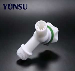 Robinet de salle de bain moderne à poignée unique, à montage sur plan, en PP robuste, anti-goutte, avec diaphragme à anneau vert DN20 grand calibre - Product Image 5