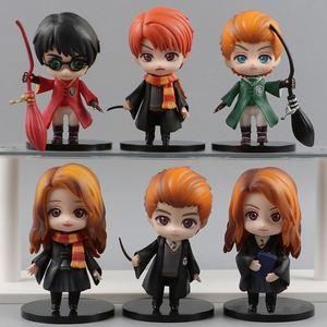 Versione Q per Action Figure di <span class=keywords><strong>Harry</strong></span> <span class=keywords><strong>Potter</strong></span>, Hermione e Ron, Personaggi in PVC per Decorazione Giocattoli - Product Image 3