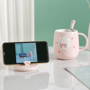 Taza <span class=keywords><strong>de</strong></span> Cerámica con <span class=keywords><strong>Diseño</strong></span> <span class=keywords><strong>de</strong></span> Gato, Creativa, Moderna, para Oficina, Fiestas, Apta para Microondas y Lavavajillas, Taza <span class=keywords><strong>de</strong></span> Café para el Hogar - Product Image 3