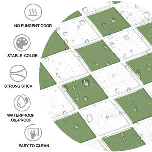 กระเบื้องโมเสคกันน้ำ ทนความร้อน สำหรับ<span class=keywords><strong>ห้อง</strong></span>นั่งเล่น แบบลอกและติด แผ่นผนังติดกาว - Product Image 3