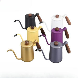 Teko Kopi Stainless Steel Gooseneck dengan Corong Panjang dan Sempit untuk Metode Pour Over, Teko Kopi dan Teh dengan Tutup - Product Image 6