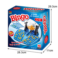 Machine de Bingo et de Loterie pour Fêtes d'Enfants en Intérieur, Jeu de Société Éducatif en Plastique Écologique, Jouet pour Enfants