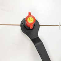 Nouveau système de nivellement des carreaux réutilisables, outils de niveau réglables avec bulle de niveau