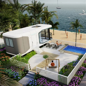 Ngoài trời prefab khách sạn Homestay văn phòng <span class=keywords><strong>container</strong></span> di chuyển nhỏ sang trọng Apple pod không gian mô-đun Viên Nang Nhà - Product Image 2