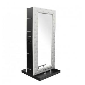 Miroirs muraux pour <span class=keywords><strong>salon</strong></span> <span class=keywords><strong>de</strong></span> <span class=keywords><strong>coiffure</strong></span>, miroir <span class=keywords><strong>de</strong></span> décoration acrylique doux, modèles pour barbier - Product Image 2