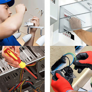 Geïsoleerde schroevendraaierset, duurzaam voor werkplaats, 10-delig VDE precisie met etui en magnetische punten in professionele gereedschapskoffer - Product Image 5