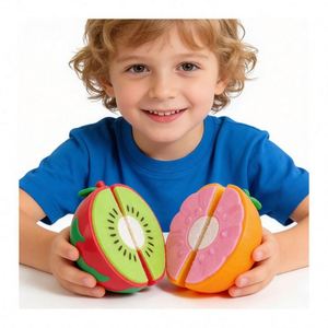 Toysrunner Kids <b>Play</b> Food <b>Kitchen</b> Toy Set <b>Plastic</b> Pretend <b>Play</b> Cutting Fruit Vegetable Children Role <b>Play</b> Educational Activity - Product Image 5