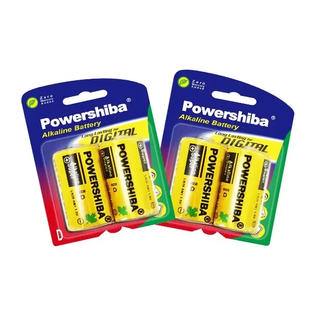 Factory Price High Quality Disposable  LR20 Dry Batteries 1.5V D Size Alkaline Battery Am1 for Wholesale Retail Package