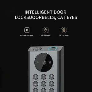 Security 3-in-1 Camera Doorbell Fingerprint Locks Digital Smart Home Safety Wiless Electronic Entry Keyless Smart Door Lock