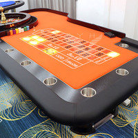 Table de Roulette Électronique Professionnelle YH Casino, Table de Roulette en Bois et Table de Poker