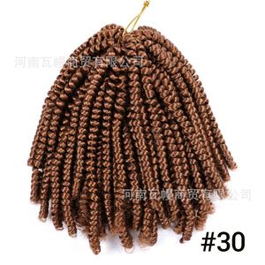 Bán Buôn Pre-Kéo Dài Cho Ombre Mùa Xuân <span class=keywords><strong>Twist</strong></span> Bện Phần Mở Rộng Tóc Loose Sóng Tổng Hợp Tóc Cho Crochet & Hộp Bím Tóc - Product Image 6
