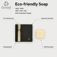 Kit Essentiel pour Chambre d'Hôtel : Savon Écologique, Trousse Dentaire, Peigne et Accessoires de Couture pour Distributeurs Hôteliers