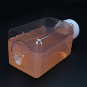 Flacone di reagente in plastica da 1000ml 32 once stoccaggio chimico da laboratorio bottiglie a tenuta stagna in plastica quadrata graduata trasparente in policarbonato - Product Image 6