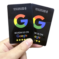 Mini Tapette Intelligente Étanche en PVC/PET Compatible NFC RFID pour Google, Instagram, Facebook, Tripadvisor pour Entreprises (Version Papier)
