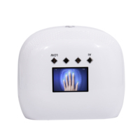 Lampe à ongles UV LED sans fil AI Smart 96W, rechargeable, portable, professionnelle, en plastique, séchage rapide du vernis gel, pour salon et usage domestique, manucure