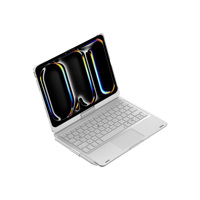 Casing Keyboard BT nirkabel, papan ketik bantalan sentuh LED lampu latar untuk iPad 10.9 inci