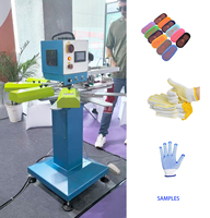 Machine à pointilliser les chaussettes et les gants anti-silicone de petite taille, 8 pièces, avec moteur et PLC