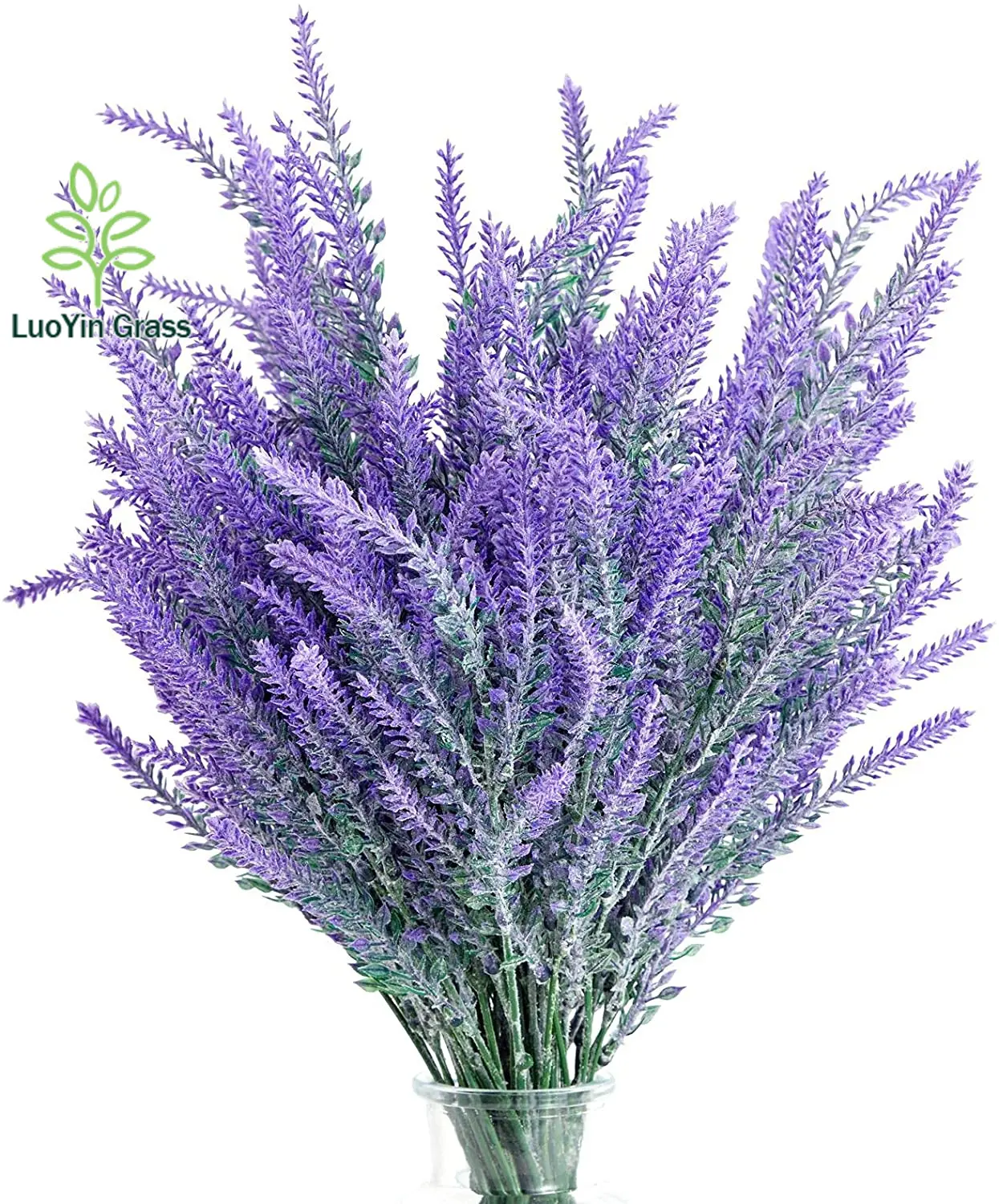 12 Bundles Artificial Lavender Flowers, Purple Plant Bouquets for Wedding, Decorations, Farmhouse Home Decor