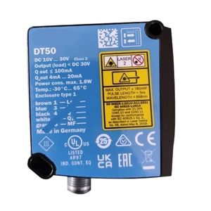 Sensor de Distancia ZHRCLY DT50 10-30V DC Láser Clase 2 para Montaje Tipo Sick - Product Image 1