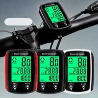 Ordinateur de vélo lumineux étanche avec rétroéclairage, version anglaise filaire, écran tactile, compteur kilométrique pour vélo de route et VTT