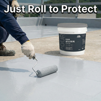 Revêtement protecteur anti-âge, imperméable, isolant thermique, bloquant les UV et réfléchissant la lumière solaire pour les toitures extérieures des bâtiments