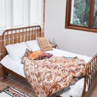 100% coton Boho décor à la maison reine taille tissé couverture soleil et lune tapisserie couvertures personnalisé jette tapis de pique-nique