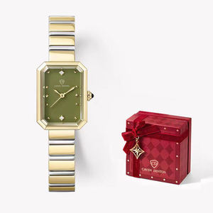 Marchio famoso <span class=keywords><strong>di</strong></span> lusso in maglia <span class=keywords><strong>di</strong></span> cristallo orologio <span class=keywords><strong>da</strong></span> <span class=keywords><strong>donna</strong></span> al quarzo in acciaio inossidabile banda zucchero Cube Design OEM fabbrica <span class=keywords><strong>di</strong></span> movimento al quarzo - Product Image 2