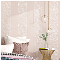 Papier peint floral damassé 3D gaufré uni de style européen, tons pastel, pour la décoration murale de la maison, du salon et de la chambre à coucher