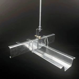 Placoplâtre panneau de gypse cadre en métal suspendu c ChannelWall Angle Furring système de canal pour <span class=keywords><strong>plafond</strong></span> - Product Image 1