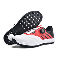 Chaussures de golf professionnelles pour hommes et femmes, style Pro Lace, respirantes, souples, en maille et cuir, avec semelle en caoutchouc