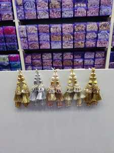 Pendientes étnicos grandes con flecos y borlas, pendientes grandes hechos a mano 2025, pendientes llamativos para fiesta, Pendientes colgantes, regalo - Product Image 3