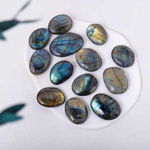 คริสตัลลาบราโดไรต์ธรรมชาติคุณภาพสูง ได้รับการรับรอง  หินหลวมเปล่งประกายสีสวยงาม สำหรับทำเครื่องประดับแฮนด์เมด - Product Image 4