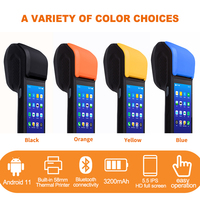 NEWPAS Q6 móvil inteligente Android POS máquina con 4G + 64G soporte de memoria cámara para escanear código QR incorporado 58mm Bluetooth impresora PDA