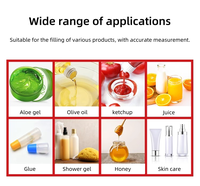 Machine de remplissage semi-automatique verticale pour liquides, crèmes et pâtes, en SUS304, pneumatique, pour jus, confiture, miel, beurre de cacahuète