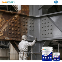 Primaire époxy sans sablage ST3 56% Solides Anticorrosion Bi-composant pour structures en acier, ponts, réservoirs, applications marines et industrielles