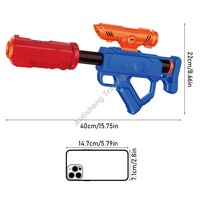 Pistolas de Juguete de Espuma Suave para Diversión al Aire Libre, Juegos de Disparos con Objetivos Móviles, Pistolas de Aire de Resorte