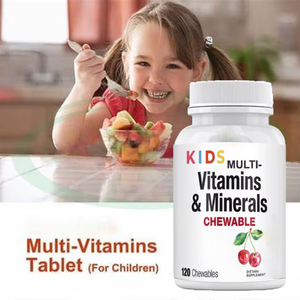 Ausreson OEM Halal niños multivitamínico tabletas masticables Etiqueta Privada suplemento natural orgánico niños tabletas multivitamínicas - Product Image 2