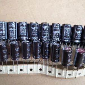 free sample 2020 dip Manufacturing components 50v 470uf 50V470UF car led light Aluminum Electric Capacitor