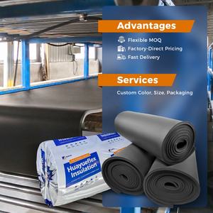 Isolation <span class=keywords><strong>phonique</strong></span> moderne en mousse de caoutchouc nitrile avec revêtement en aluminium TM5*5 pour la protection des murs - Product Image 4